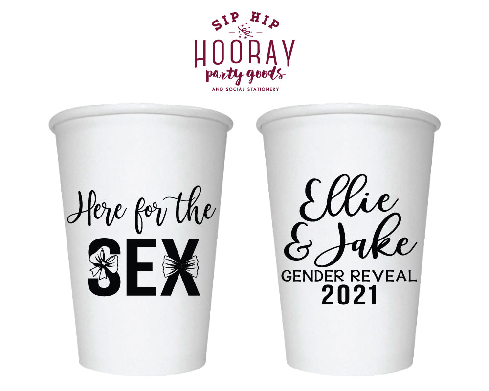 Sip Hip Hooray Baby Shower Gender Reveal Custom Design and Printing