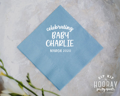 Sip Hip Hooray Baby Shower Gender Reveal Custom Design and Printing
