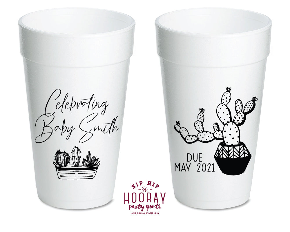 Sip Hip Hooray Baby Shower Gender Reveal Custom Design and Printing