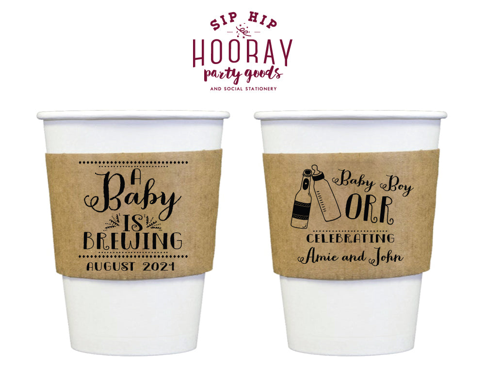 Sip Hip Hooray Baby Shower Gender Reveal Custom Design and Printing