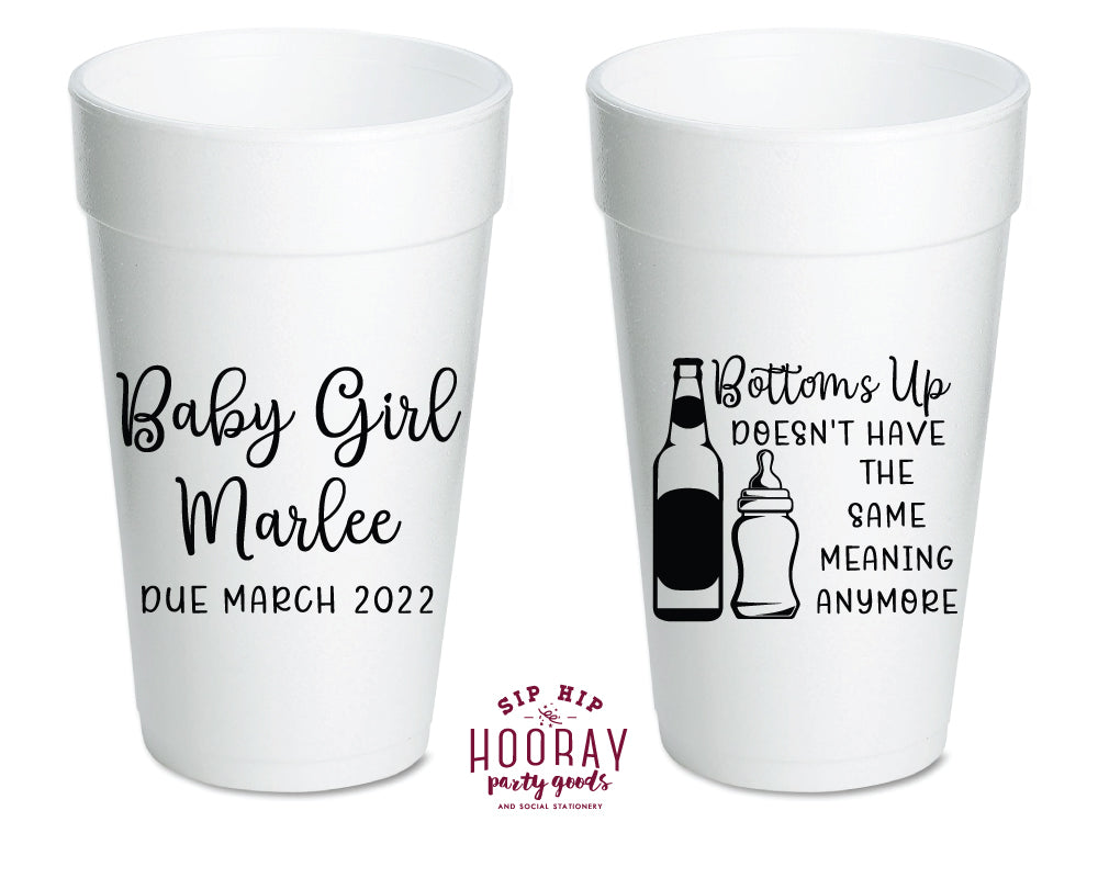Sip Hip Hooray Baby Shower Gender Reveal Custom Design and Printing