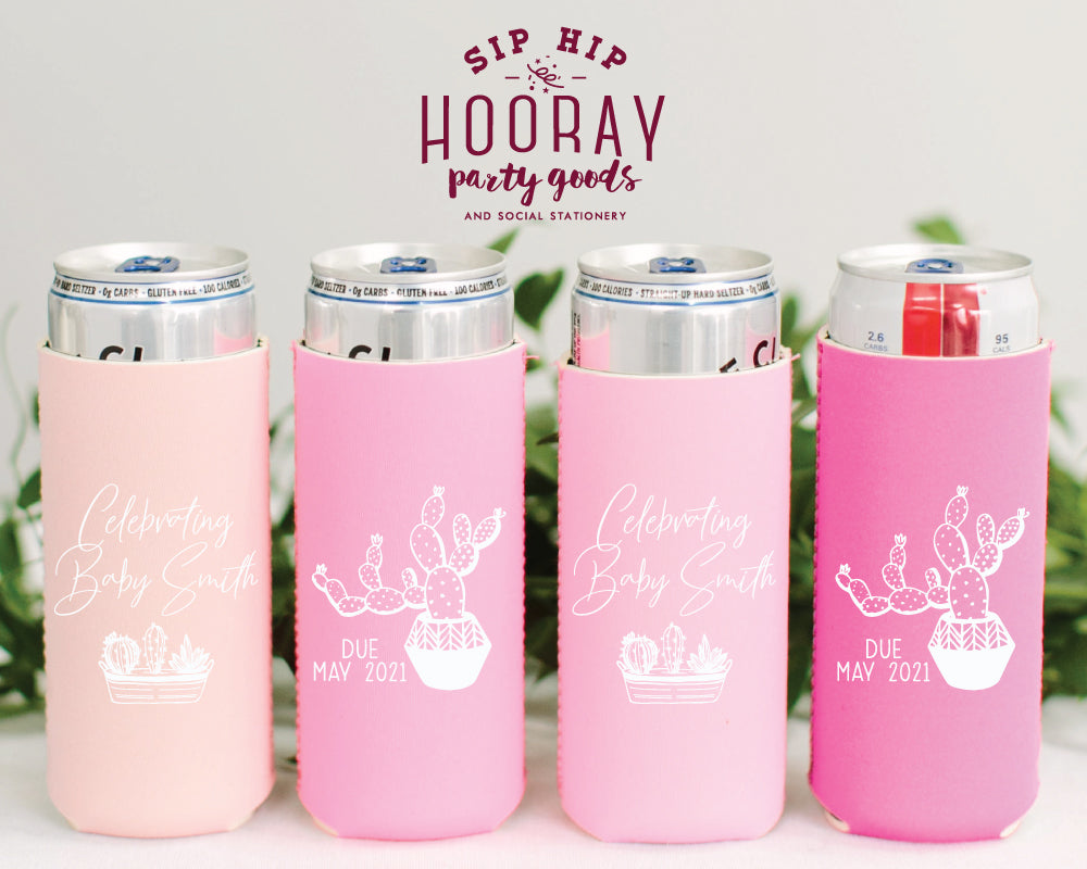 Sip Hip Hooray Baby Shower Gender Reveal Custom Design and Printing
