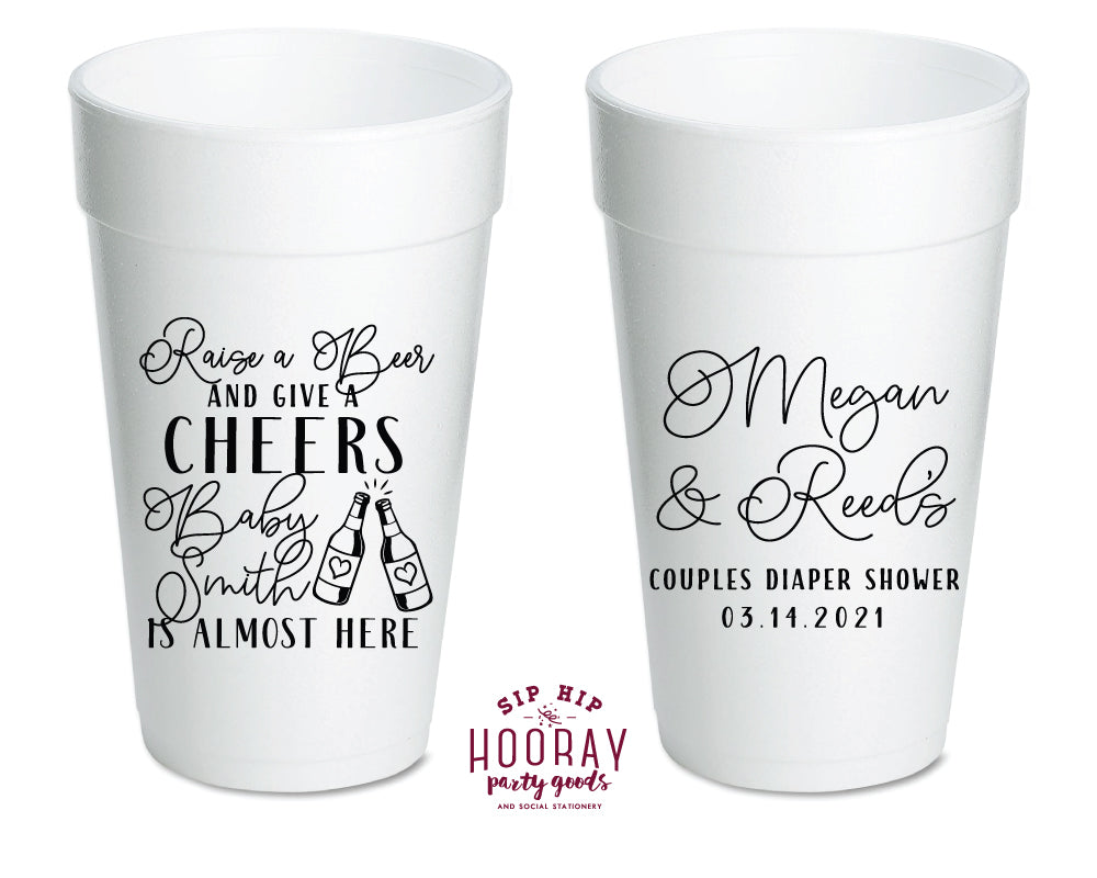 Sip Hip Hooray Baby Shower Gender Reveal Custom Design and Printing