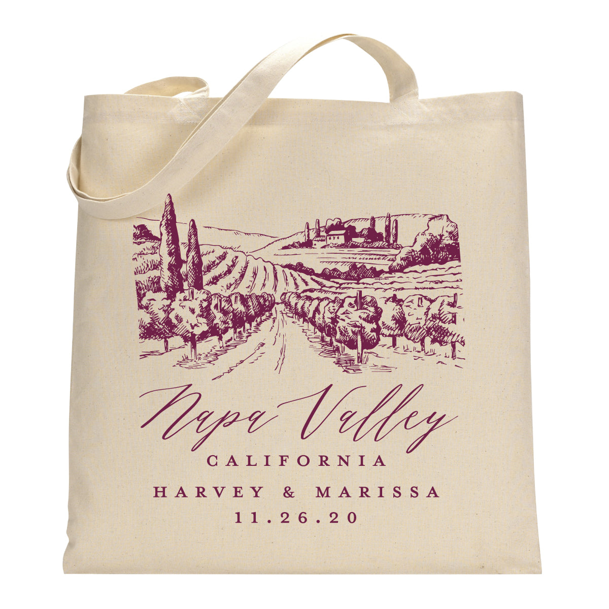 Vineyard Wedding Welcome Bag
