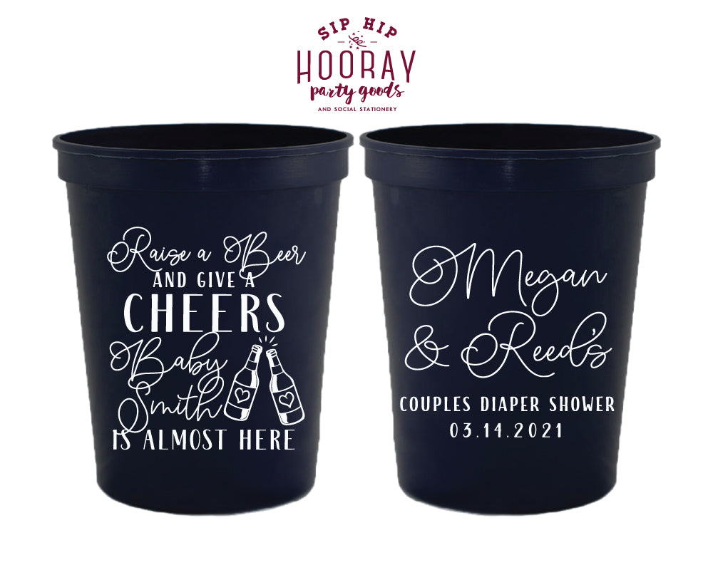Sip Hip Hooray Baby Shower Gender Reveal Custom Design and Printing