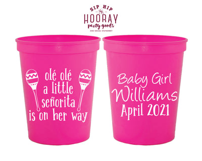 Ole Ole Baby Shower Stadium Cup