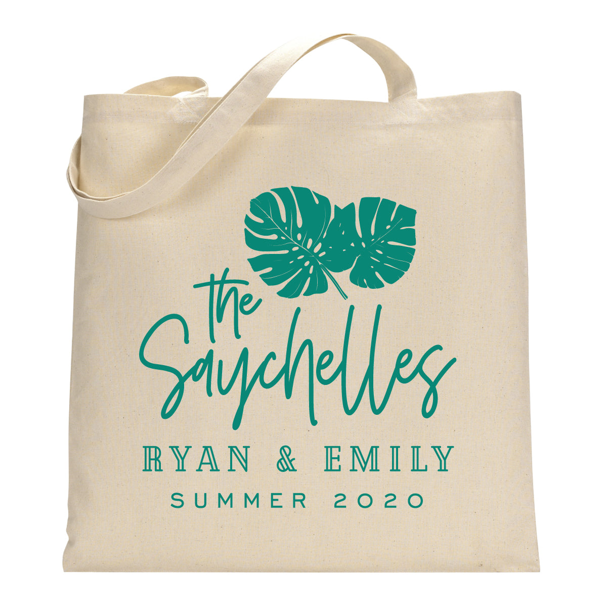 Palm Leaves Wedding Welcome Tropical Bag