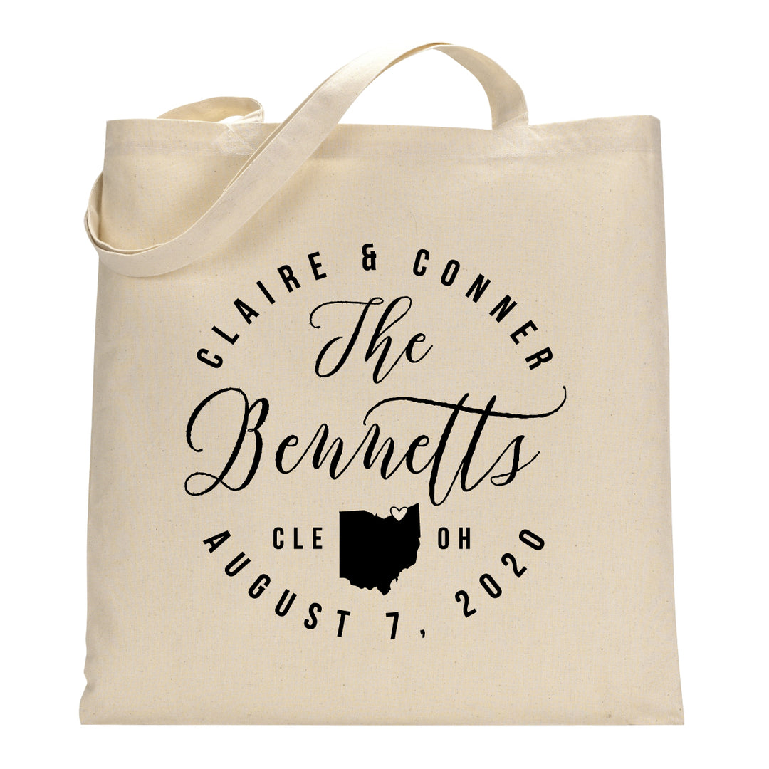 State Design Wedding Welcome Bag – SipHipHooray - Main Image