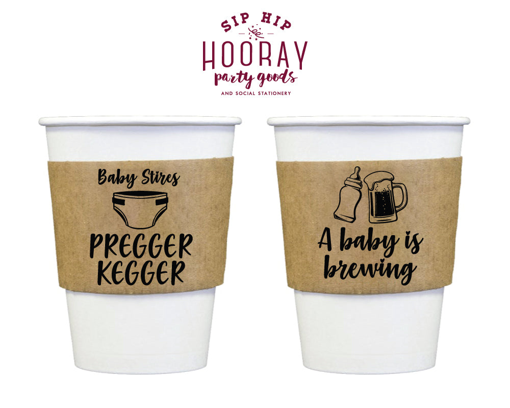 Sip Hip Hooray Baby Shower Gender Reveal Custom Design and Printing
