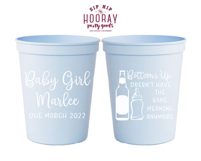 Sip Hip Hooray Baby Shower Gender Reveal Custom Design and Printing