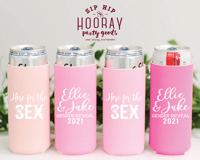 Sip Hip Hooray Baby Shower Gender Reveal Custom Design and Printing