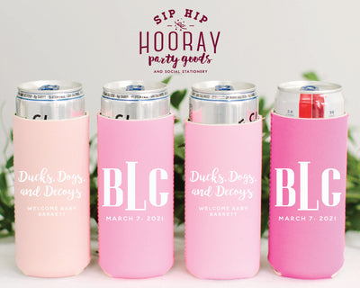 Sip Hip Hooray Baby Shower Gender Reveal Custom Design and Printing