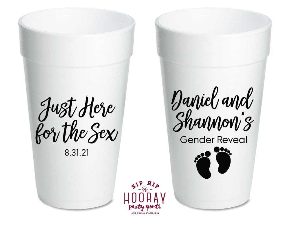 Sip Hip Hooray Baby Shower Gender Reveal Custom Design and Printing