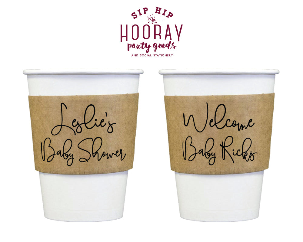 Sip Hip Hooray Baby Shower Gender Reveal Custom Design and Printing