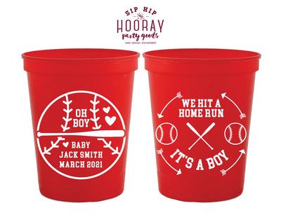 Home Run Baby Shower Stadium Cup