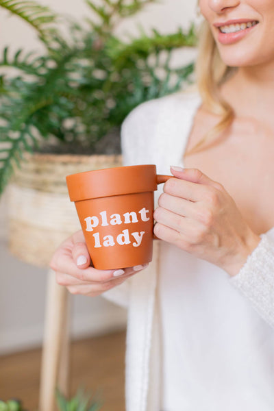 Plant Lady Terracotta Coffee Mug - Mother