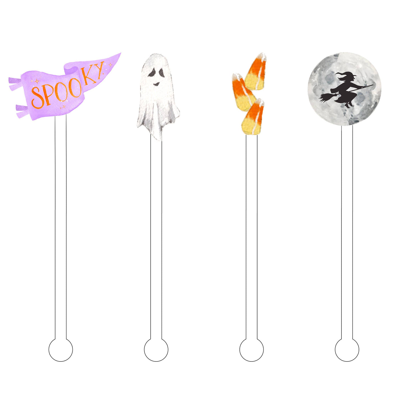 Spooky Halloween Stir Sticks