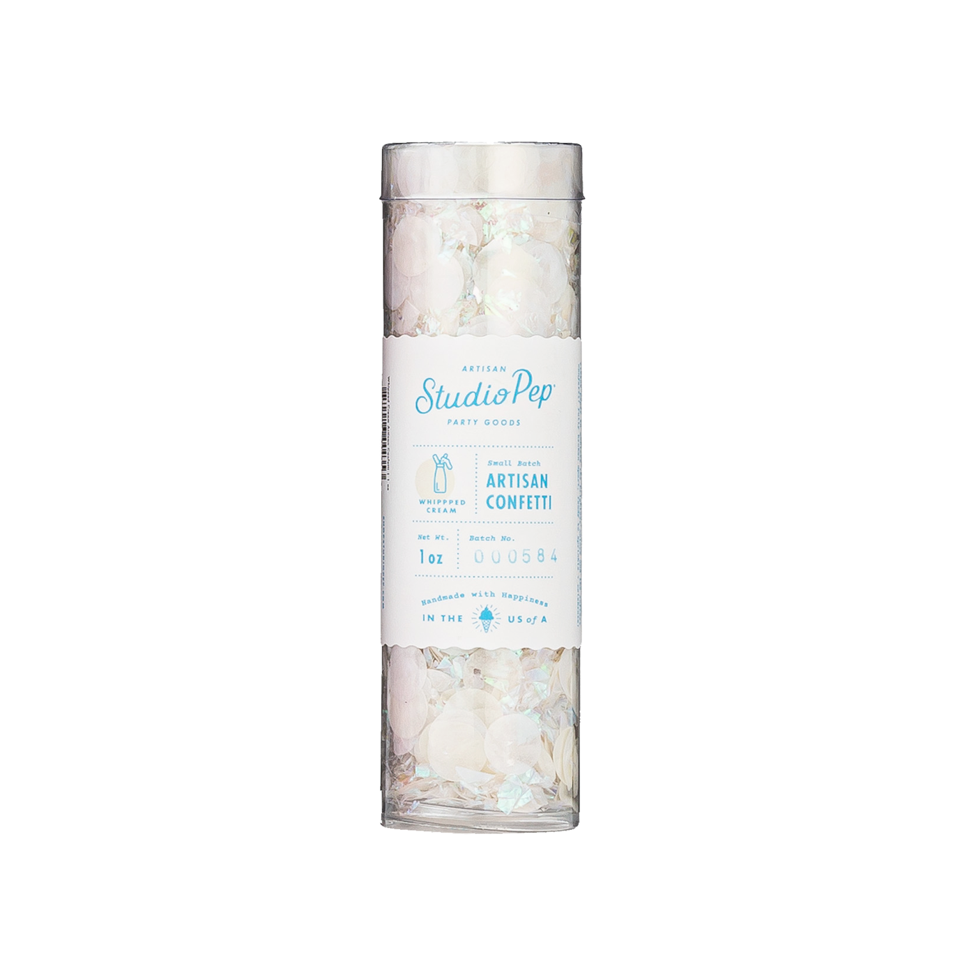 Whipped Cream Artisan Confetti - Tube