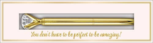 Boxed Gold Gem Pen