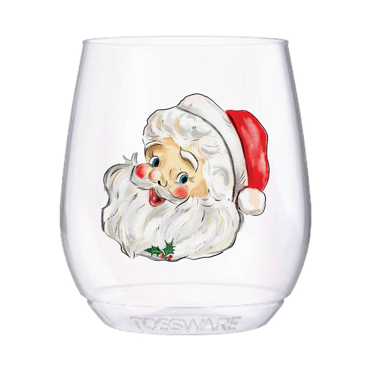 Santa Christmas 14oz Stemless Tossware