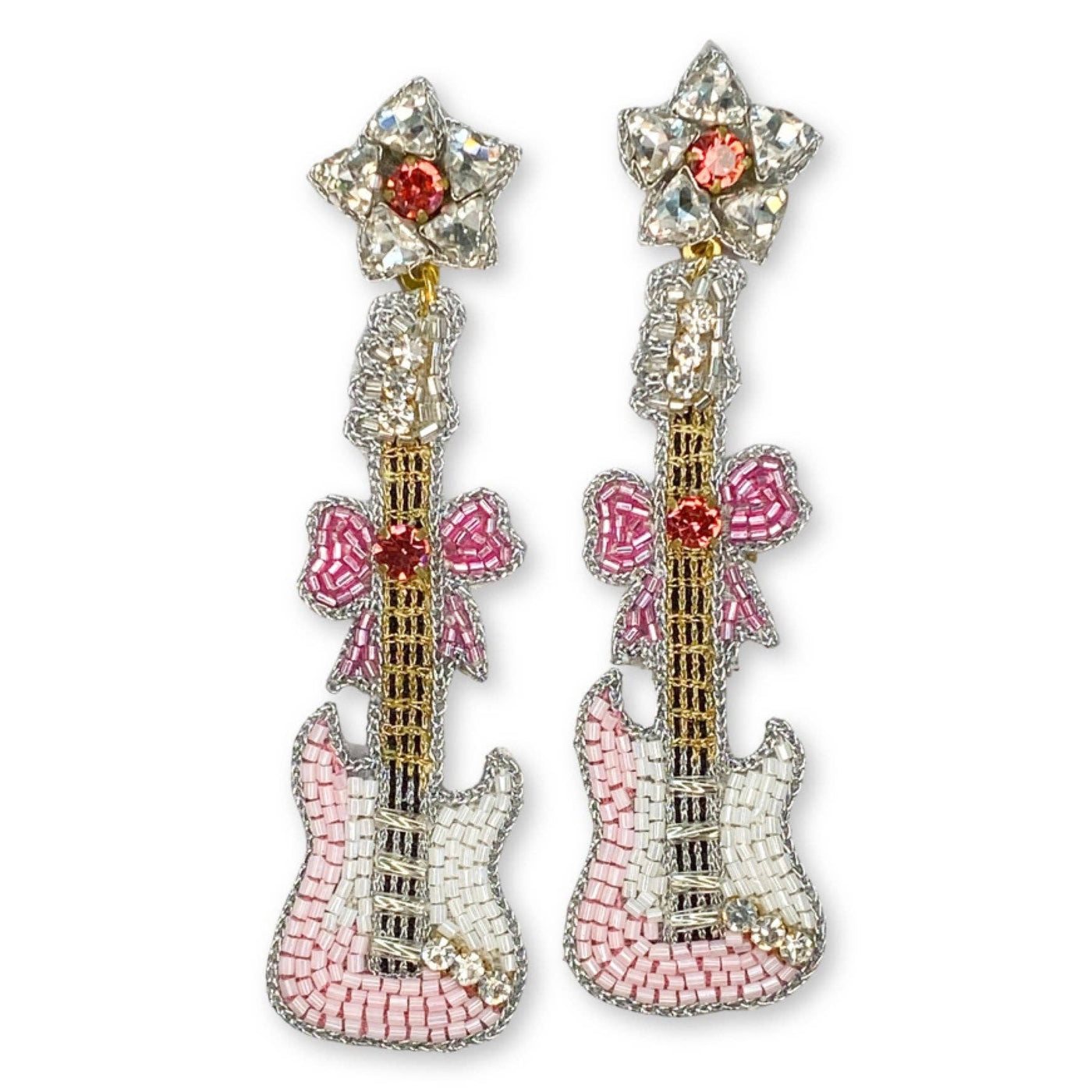 Dolly Guitar Earrings