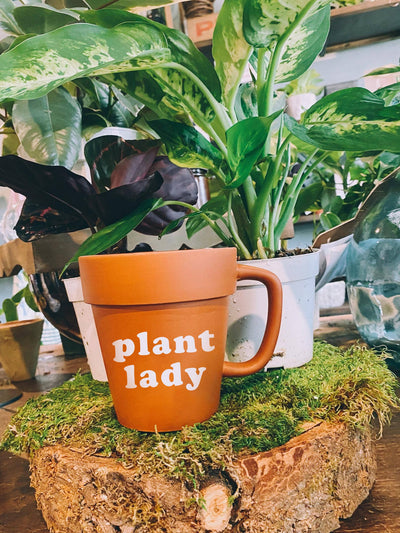 Plant Lady Terracotta Coffee Mug - Mother