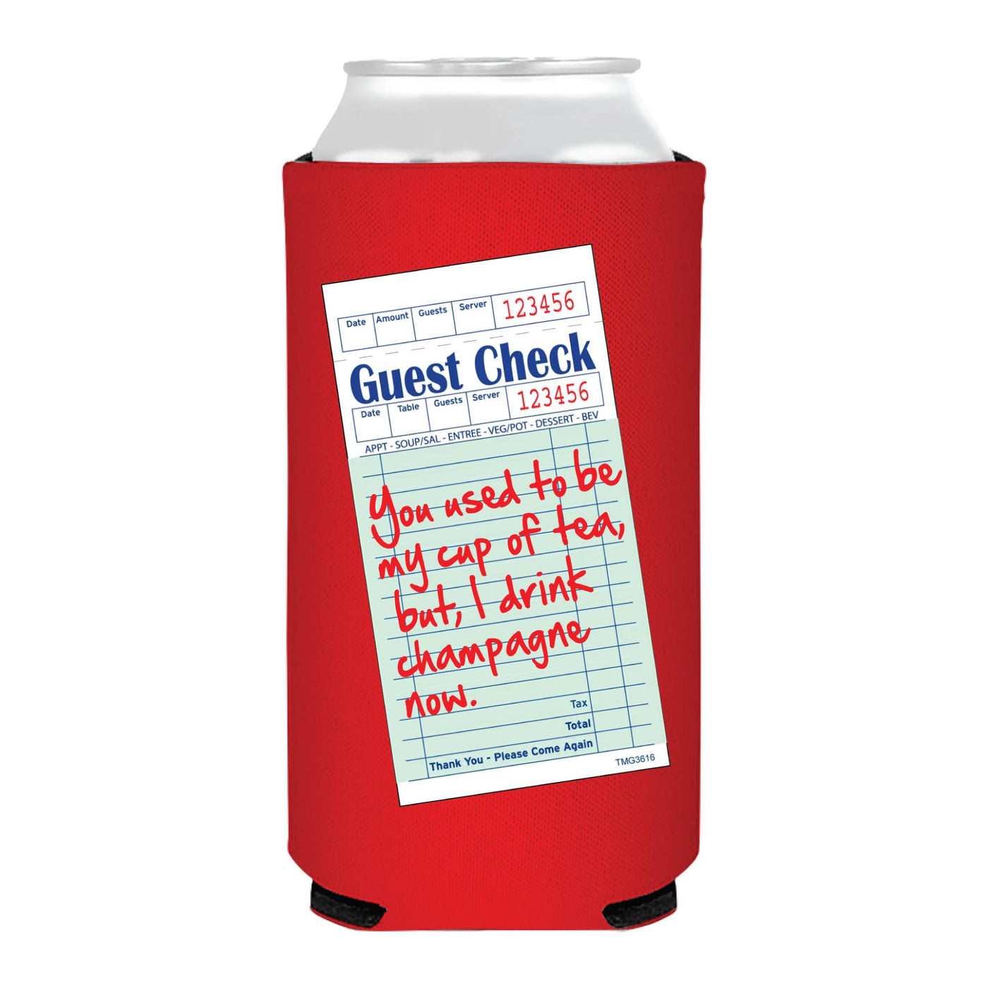 Guest Check Champagne Slim Can Cooler - Girls
