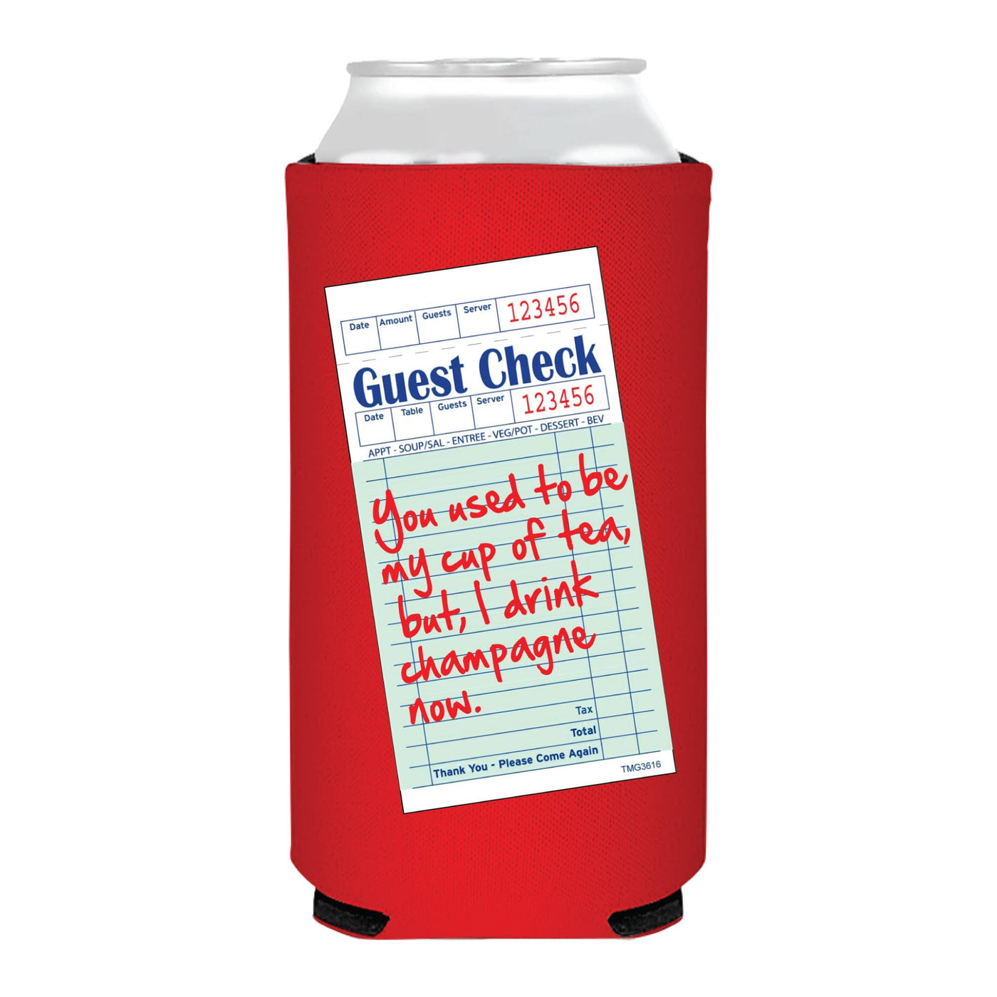 Guest Check Champagne Slim Can Cooler - Girls