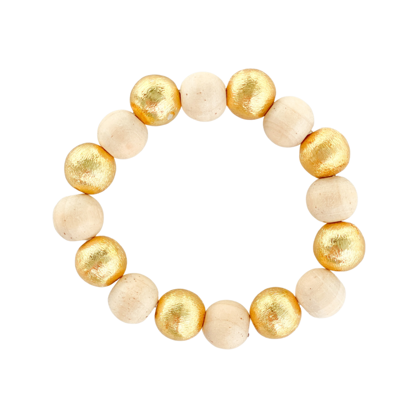Candace Small Bracelet - Wooden Beads