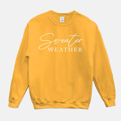 Sweater Weather Unisex Crew Neck Sweatshirt