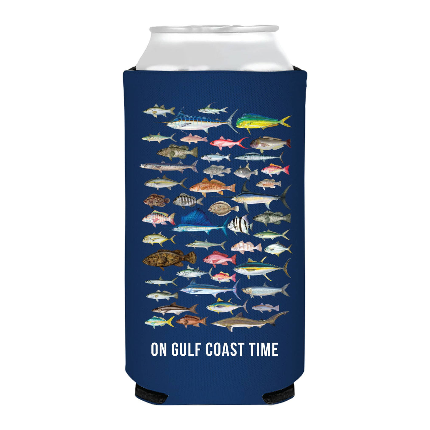 On Gulf Coast Time Can Cooler - Father