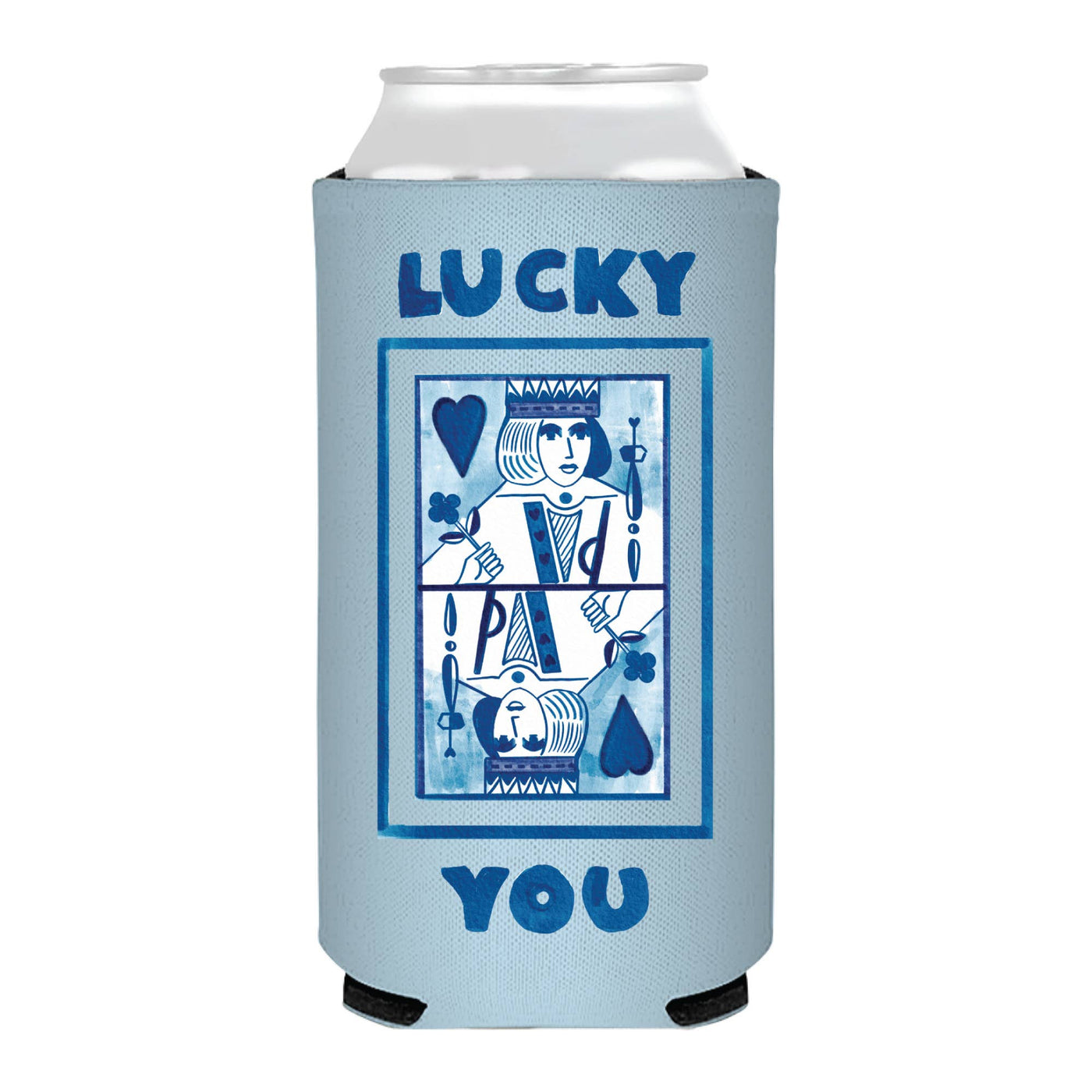 Lucky You Slim Can Cooler  - Valentines