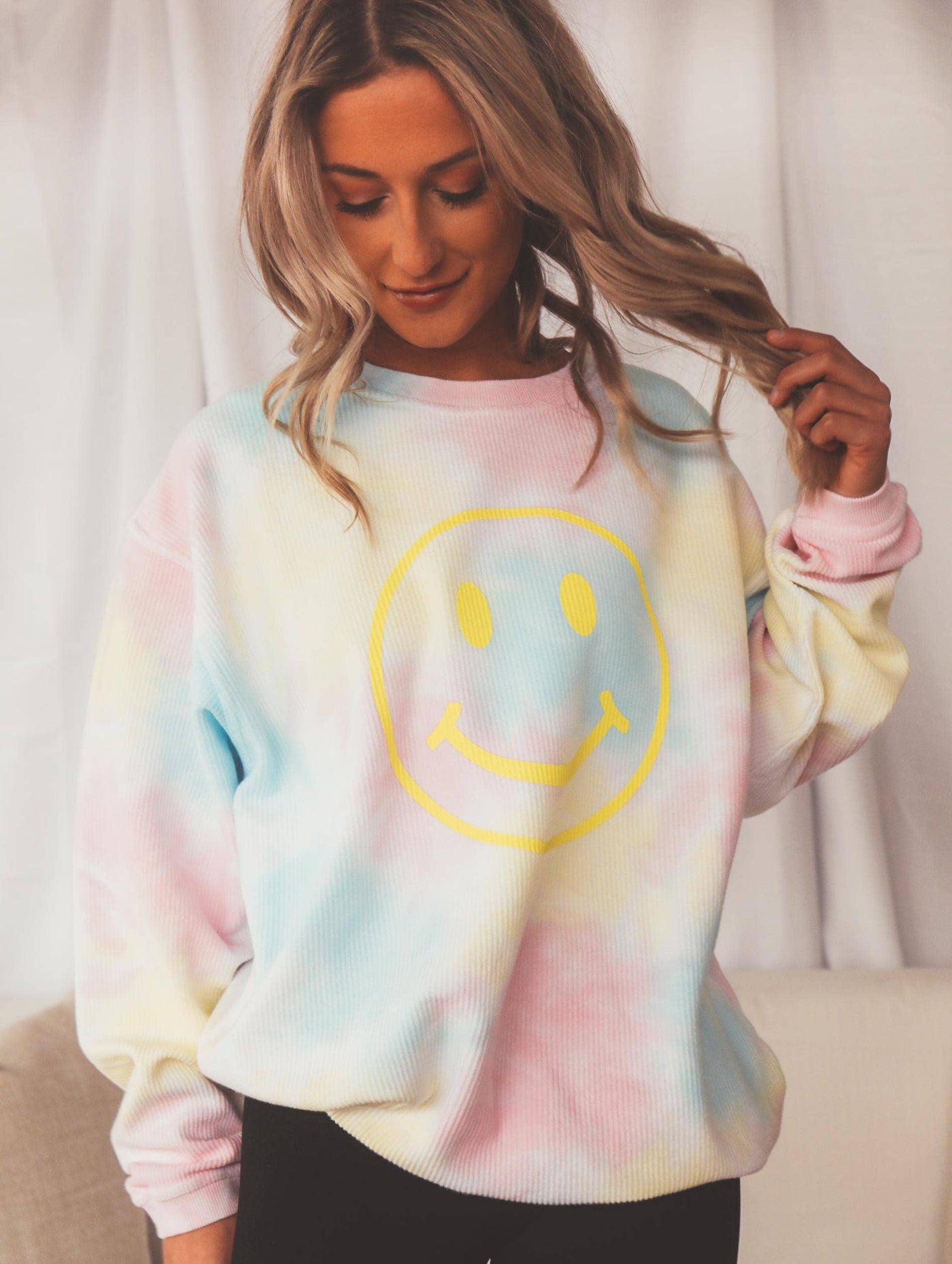 Smiley Tie Dye Cord