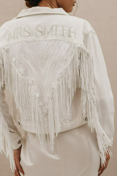 Sequin Fringe Jacket