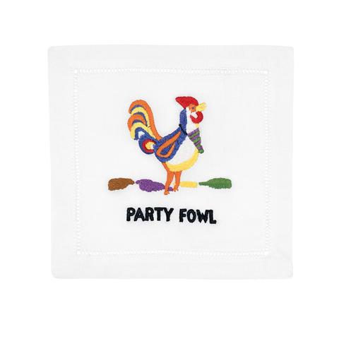 PARTY FOWL COCKTAIL NAPKIN