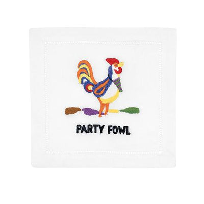 PARTY FOWL COCKTAIL NAPKIN