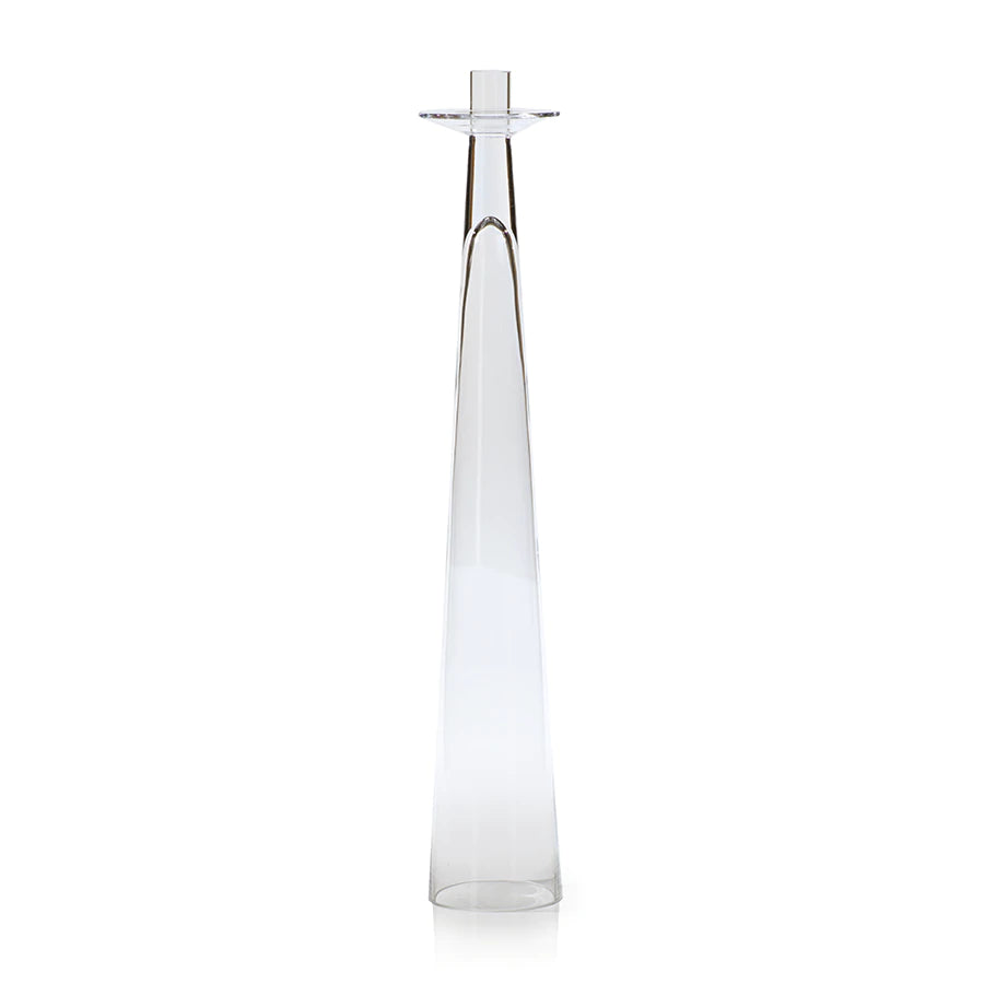 Alina Glass Taper Candle Holder in Various Sizes