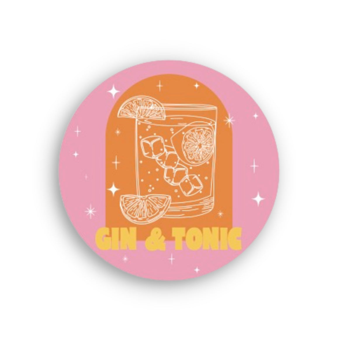 Bottoms Up Classic Cocktails Handmade Resin Coaster Set - Set of 4