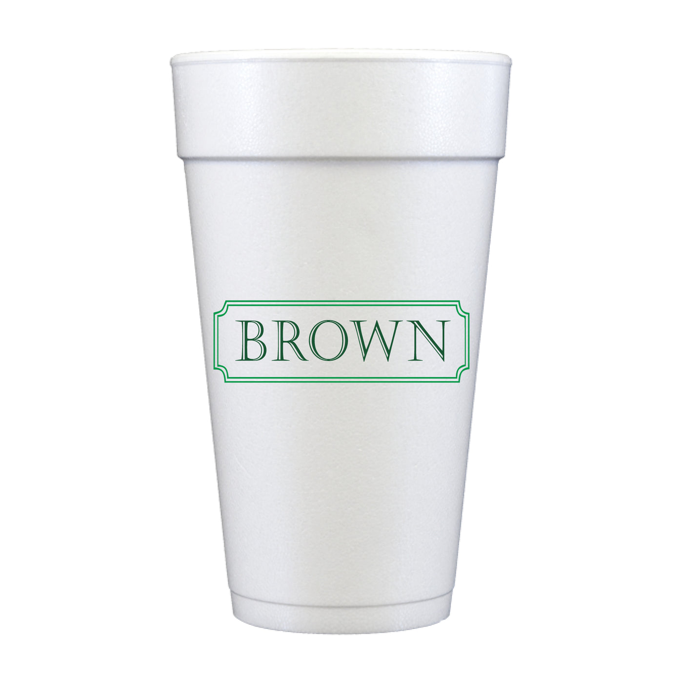 At Home Collection | Custom Last Name Foam Cups