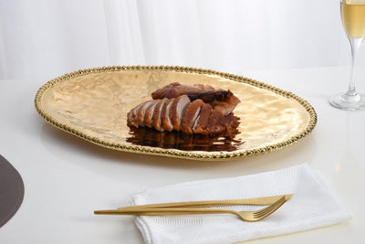 Large Oval Platter - Gold