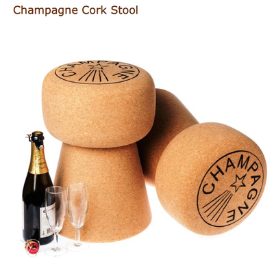 Customizable Champagne Cork Stool