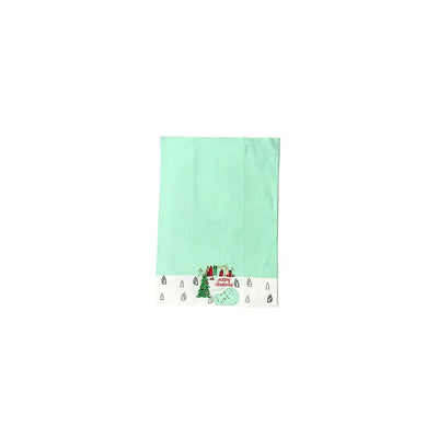 Christmas in the Village Town Medium Hand Towel