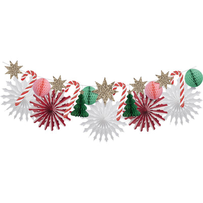 Christmas Garland Honeycomb