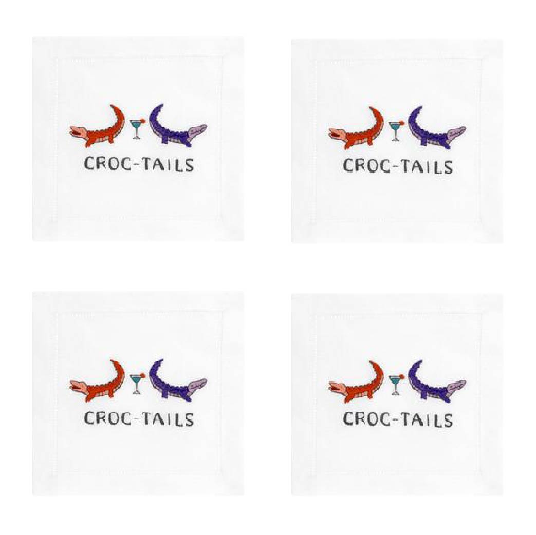 CROC-TAILS COCKTAIL NAPKIN