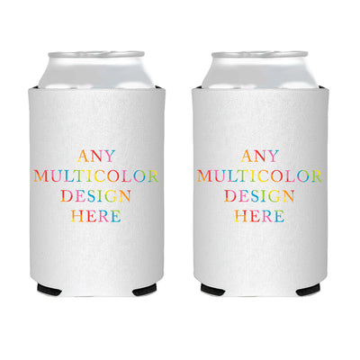 Custom Multi-Color Foam Can Cooler