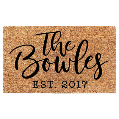 Custom Last Name Doormat