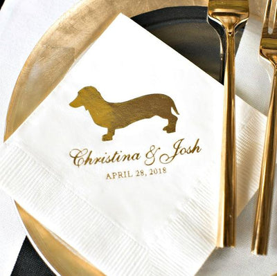 Personalized Pet Portrait Beverage Napkins