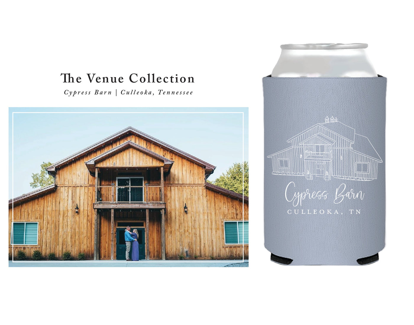 "The Venue Collection" | Cypress Barn Can Coolers