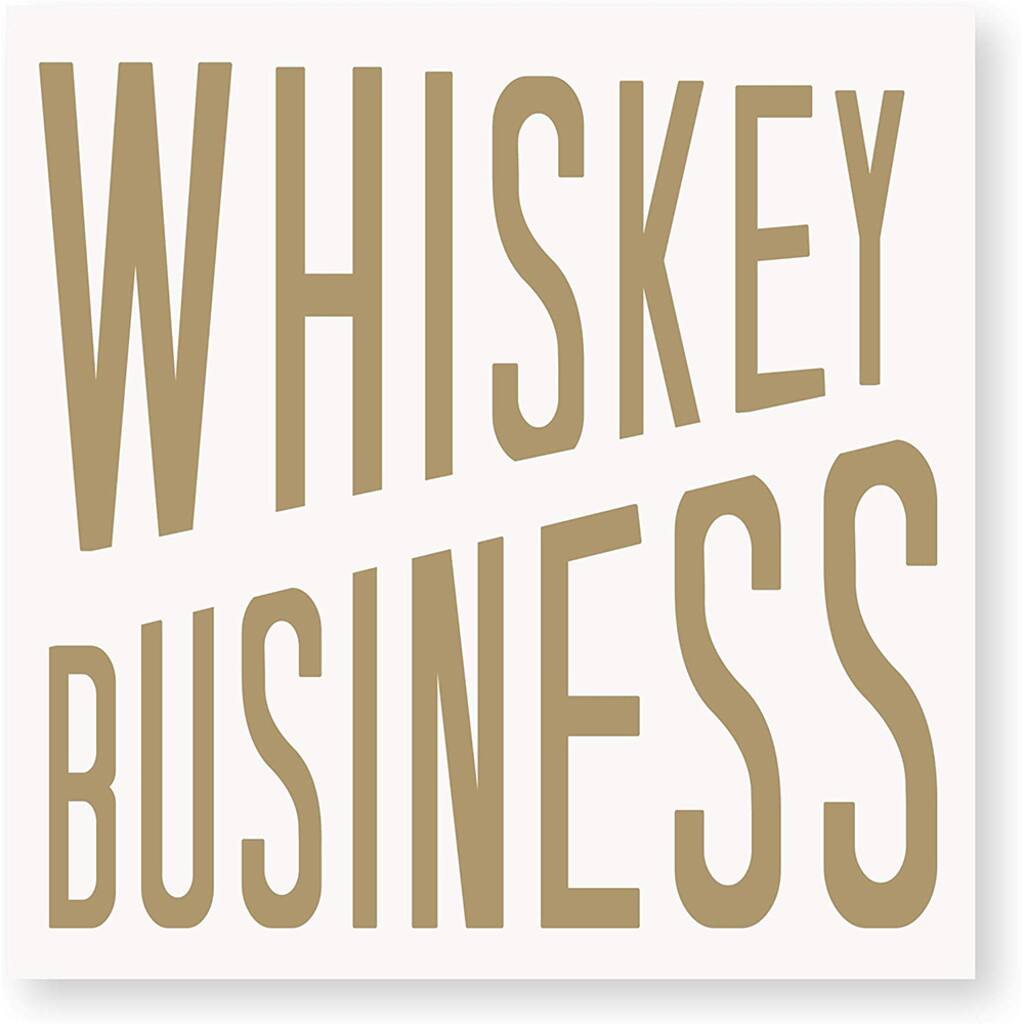 Whiskey Business Cocktail Napkins