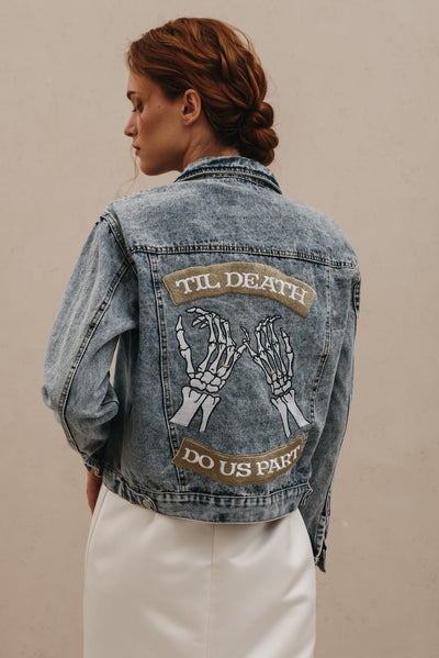 Till Death Pinky Promise Denim Jacket